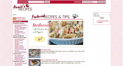 Desktop Screenshot of anniesrecipes.com