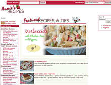 Tablet Screenshot of anniesrecipes.com